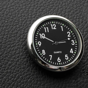 1/2/4ШТ. Светлинен часовник с автоматичен датчик, мини-автомобилни часовници със скоба за освобождаване на въздух, часовници за полагане на автомобилни аксесоари, интериор Изображение 2