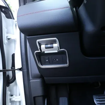 Авто ABS Хром електронна ръчна спирачка P Декоративни панел за Land Rover Range Rover Evoque 2019-2020 Изображение 2