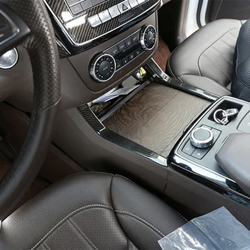 Авто Централен поставка за Чаши Странични Накладки Стикер Аксесоари За Интериора на Mercedes Benz GLE GL, GLS ML W166 Coupe C292 X166 Изображение 2