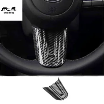 автомобилни аксесоари от въглеродни влакна 1ot ABS, декоративна капачка на волана Mazda 3 2020 година на издаване