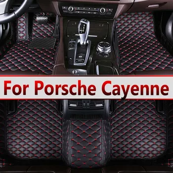 Автомобилни постелки за за Porsche Cayenne (High match) 2006 2007 2008 2009 2010 Потребителски автоматично Накладки за краката аксесоари за интериора на колата