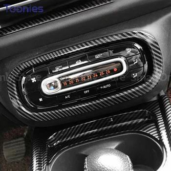 Декоративна рамка панел на климатика за кола за промяна на интериора на Mercedes smart 453 fortwo Forfour, Аксесоари за автотоваров Изображение 2