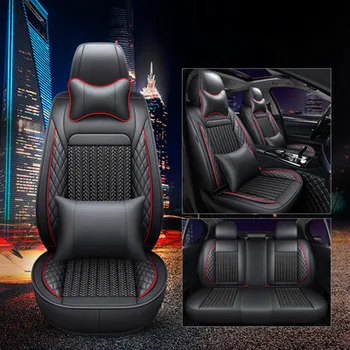 Добро качество! Пълен комплект калъфи за автомобилни седалки от KIA Sorento 5 места 2024-2022 здрава дишаща модни възглавницата на седалката, безплатна доставка Изображение 2