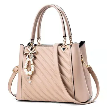 Елегантни дамски чанти-незабавни посланици с цветя окачване, офис дамски чанти-тоутеры, чиста женска чанта през рамо, чанта по чанта Изображение 2
