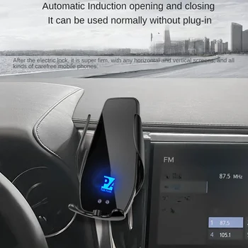За 2020-2023 Toyota Crown Vellfire Кола за телефон с екран Безжично зарядно устройство Модификация навигация Размер на интериора 10.5 инча Изображение 2