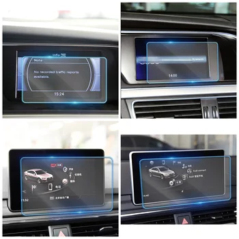 За Audi S4 2008-2019 Автомобилен мултимедиен видео GPS навигация LCD екран от закалено стъкло, защитно фолио, аксесоари за защита от драскотини
