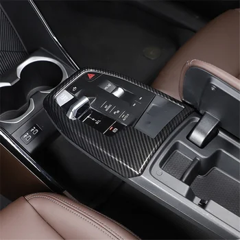 За BMW X1 U11 2023 2024, Централната конзола на автомобила, таблото за смяна на предавките, Рамка, Декорация, Аксесоари - ABS Въглеродни влакна Изображение 2