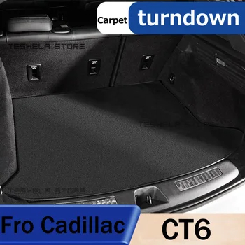За Cadillac CT6 2016-2020 2021 2022 2023 Простынный Подложка За Багажника с мек Покрив Здрав Товарен Подложка Килими За Багажника Аксесоари За Вътрешни Облицовки
