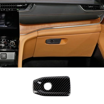 За Jeep Grand Cherokee 2021 2022 Дръжка жабка на кола, украса на капачката на ключа, Детайли на интериора, ABS, карбон