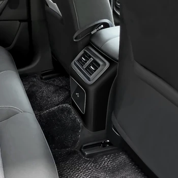 За Mazda CX-60 2022-2023 RHD Рамка отдушник заден климатик за кола, тампон върху лентата със защита от удари, ABS-пластмаса Изображение 2