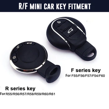 За mini cooper Калъф за ключове на кола key shell калъф за ключове на mini cooper F54 F55 F56 F57 F54 F60 R55 R56 R57 R59 R60 jcw Clubman Кожа Изображение 2