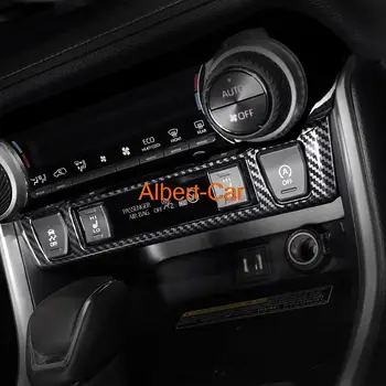 За Toyota RAV4 РАВ 4 MK5 XA50 2019 2020 2021 ABS Централна Панел Регулиране на Управление на Декоративна Тампон Стикер Аксесоари Изображение 2