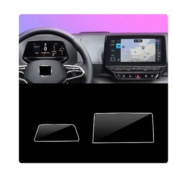 За Volkswagen ID Бъз 2023 информационно-развлекателен автомобилен GPS навигатор радио Протектор на екрана филм за арматурното табло Защитно закалено стъкло