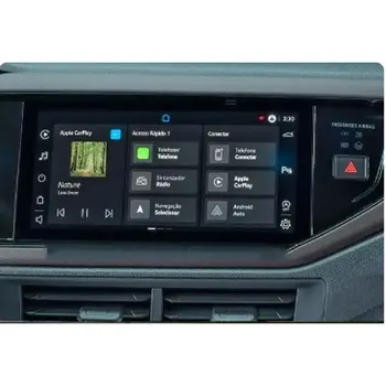 За Ново Фолксваген Комитет 2023 10.1-инчов автомобилен GPS навигатор от закалено стъкло, защитно фолио за екрана, стикер за интериора на колата Изображение 2