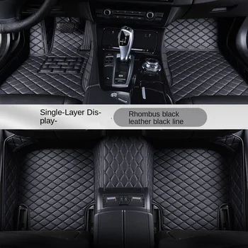Индивидуални Автомобилни Постелки от Изкуствена Кожа, Подходящи за Mercedes Benz GLE 5 Seat 7 Seat GLE Coupe 2020-2023 Аксесоари За интериора