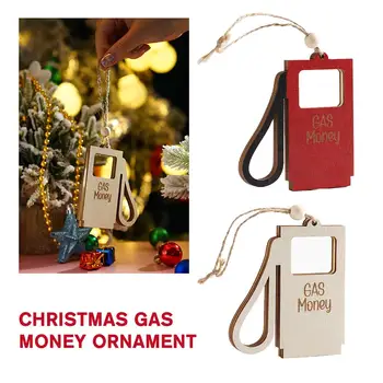 Коледен портфейла на бензин, Висулка във формата на елхи, интериор, Декоративни елементи, Държач за подарък карти за бензин Изображение 2