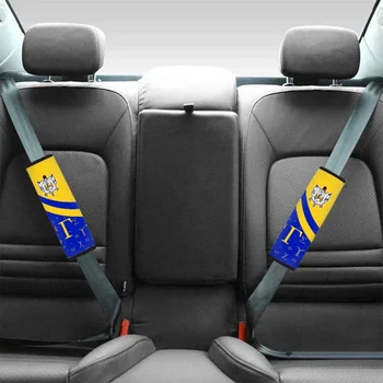 Накладки за автомобилни предпазни колани с модел Sigma Gamma Rho Покриват Високо качество на Защита на раменете автоаксесоари за защита от прах Изображение 2