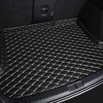 Обичай тепиха в багажника на колата от изкуствена кожа за Mercedes Benz E-Class W212 W213 C207 C238 Детайли на интериора, аксесоари за автомобили, килим Изображение 2