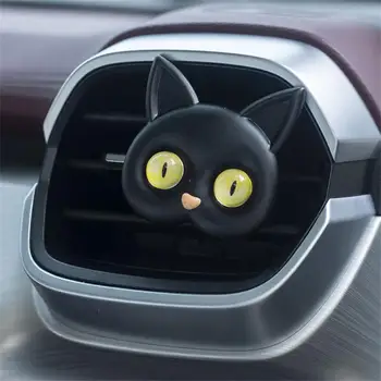 Парфюм за освобождаване на въздух в колата, Творчески Триизмерен Ярък Очите на Котката, Мил Двуцветен Коте-Зеницата, Аксесоари за ароматизиране на салон на автомобил