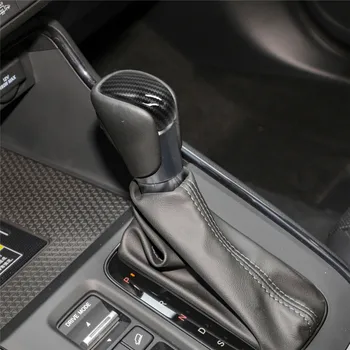 Пластмасова дръжка на скоростния с ABS-печат от въглеродни влакна, Тапицерия на автомобила, Декоративни Аксесоари за Honda CR-V, CRV 2023