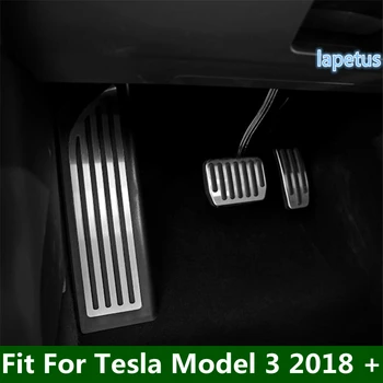 Подходящ е за Tesla Model 3 2018 - 2021 г. Лявата ръка поставка за крака от страната на водача, странични действия за педали, декоративни панел, декоративни шапки, аксесоари