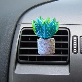 Скоба За Воздухоотвода Растения Освежители за Въздух За Растенията Автомобилни Ключалки 3D Изкуствено отдушник За Растенията Скоба За Ароматерапия Автомобилни Украса За Воздухоотвода Изображение 2