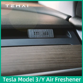 Твърди Автомобилни Парфюм с Миризмата на Освежителя на Въздуха TEMAI, Дифузор Аромат Аксесоари Tesla за Tesla Model 3/Y