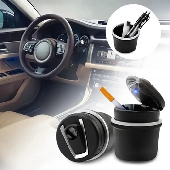 Универсална Автомобилна Пепелник Creative LED Light Аксесоари За Интериора на Автомобила Suzuki Swift Vitara Jimny Kaiser Ingnis DZire Swace
