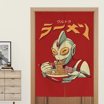 Японски ресторант, суши-робот, магазин за готвене, печат на пердета на прозореца, спални, аксесоари за врати преграда Noren Изображение 2