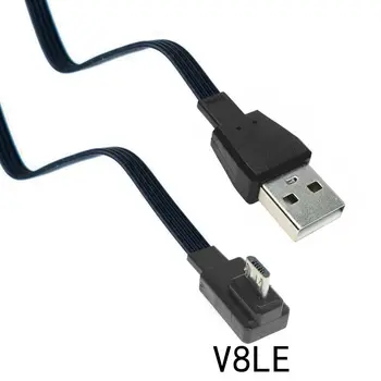 0,2 m Нагоре и надолу, връзки и правоъгълен 90 ° кабел за предаване на данни Micro USB от щепсела до штекеру USB 0,5 м, 1 м, за по-лесно таблет