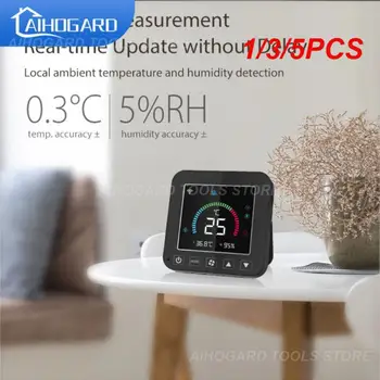 1/3 /5ШТ Sasha WiFi Термостат Климатик IR Температура Влажност Инфрачервен USB контролер-захранване на LCD Сензорен екран Home