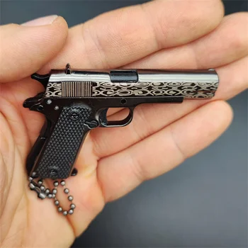 1: 3 Глок G17 Модел Пистолет От сплав Подарък Нов Ключодържател За Пистолет Подарък Мини Форма на Глок Мини Метал PUBG BERETTA 92F M1911