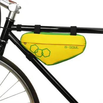 1 ~ 4ШТ Велосипедна чанта Водоустойчива Триъгълна Велосипедна чанта на Предната Тръбна Рамка Чанта за планински велосипед Триъгълна Чанта Притежателя на рамката Изображение 2