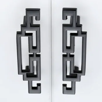 1 бр. врата копчето в китайски стил 64/96/128 мм Дръжка за мебелна дръжка чекмедже Дръжката е от сплав за кабинет Дърпа дръжки на вратите Изображение 2