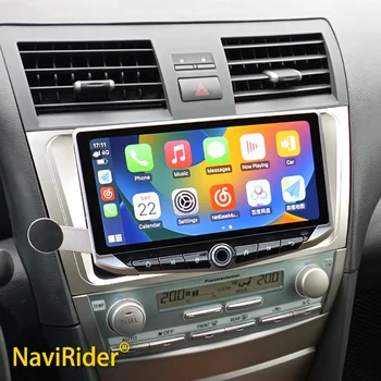 10,88 Инчов автомобилен Android 13 Qled екран Carplay за Toyota Camry 6 XV 40 50 2006 - 2011 2din Радио Мултимедиен плейър GPS DSP