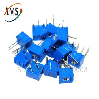 10ШТ 3362P-1-103LF 3362P 10 ДО Om 3362P-1-103 3362P-103 3362 P103 103 Машинка за подстригване Trimpot Потенциометър Променлив резистор