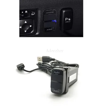 1БР Автомобилна Аудио Радио U-диск, Флаш USB Пренос на Данни Музикален Адаптер за Mitsubishi Outlander Lancer EX Pajero Sport ASX V73 V93 V97