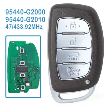 2 бр./лот 95440-G2000 95440-G2010 Auto Smart Remote FSK 433,92 Mhz ID47 Чип TQ8-FOB-4F11 Замени Ключодържател за Hyundai Ioniq 17-19