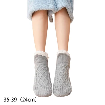 2 броя чорапи за студена зима, мека дишаща чорапи, чорапи носочные изделия, загряващ аксесоар Изображение 2