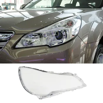 2 ЕЛЕМЕНТА Авто лампа, Капак фарове, Прозрачна лампа на светлината, Стъклена маска във формата на миди, за Subaru Outback, Legacy 2010-2015 Изображение 2