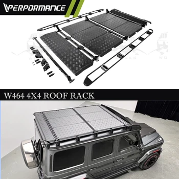 2020 ГОДИНА 4X4, Багажник и стълба За W463A G63 G500 G65 G-wagen W464 Стоманена Товарен Багажник и стълба за Професионално багажник на покрива G63