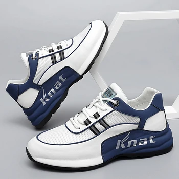 2023 Нови Висококачествени мъжки обувки за голф от телешка кожа, Удобни младежки спортни маратонки за тренировки голфъри, Ежедневни обувки за голф