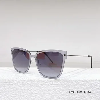 2023 Нови Модни Слънчеви Очила Дамски Маркови Дизайнерски Реколта Котешки Очи Дамска Мода Прости Квадратни Очи Изображение 2