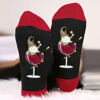 2024 Нови, Смешни Чорапи Чаша Отглеждане На Дядо Коледа, Коледни Чорапи За Подаръци Чорапи За Мъже Жени Директна Доставка На Едро