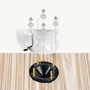 385310063 Подмяна на подовите фланцевого печат и монтаж на комплект за тоалетна Select Dometic/Сийланд на АВТОБУСА Черен Изображение 2
