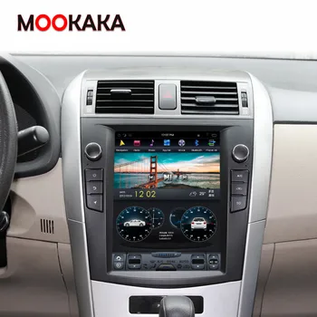 4 + 128 Грама Екран Tesla За 2007-2013 Toyota Corolla Android 9,0 Автомобилен Мултимедиен Плейър, GPS Навигация и Аудио Стерео Радио Главното Устройство