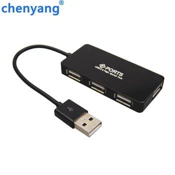 4-портов ултра-висока скорост хъб USB 2.0, increaser захранващ адаптер за лаптоп, PC
