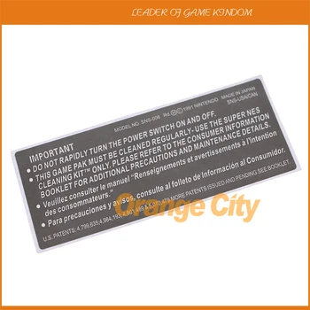 500ШТ Стикери за етикети американската версия за корпуса на патрона SNES с игрални карти, етикети и за етикети за игралната конзола snes