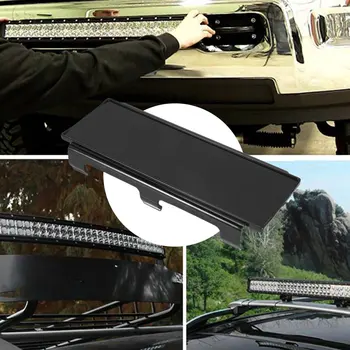 52-Инчов защитен калъф в черен цвят с капаче за камион с директен извити led подсветка Изображение 2