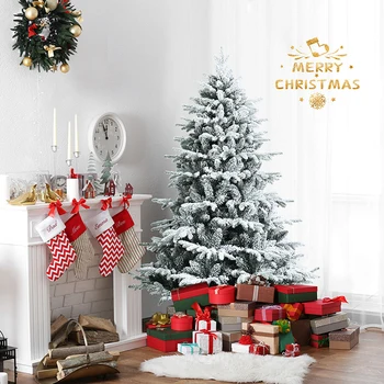 6-подножието на изкуствена Коледна елха с 260 led светлини, аксесоари за партита, Коледен фестивал, Директна доставка, САЩ